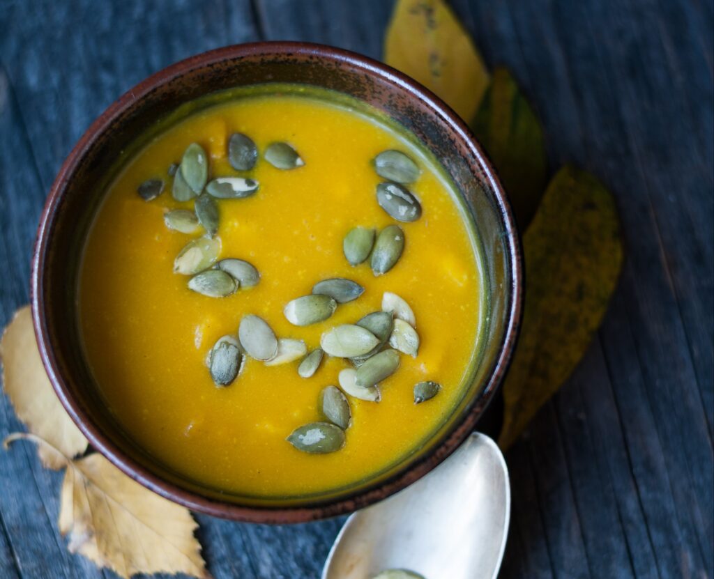 Pumpkin soup - An Apple a Day