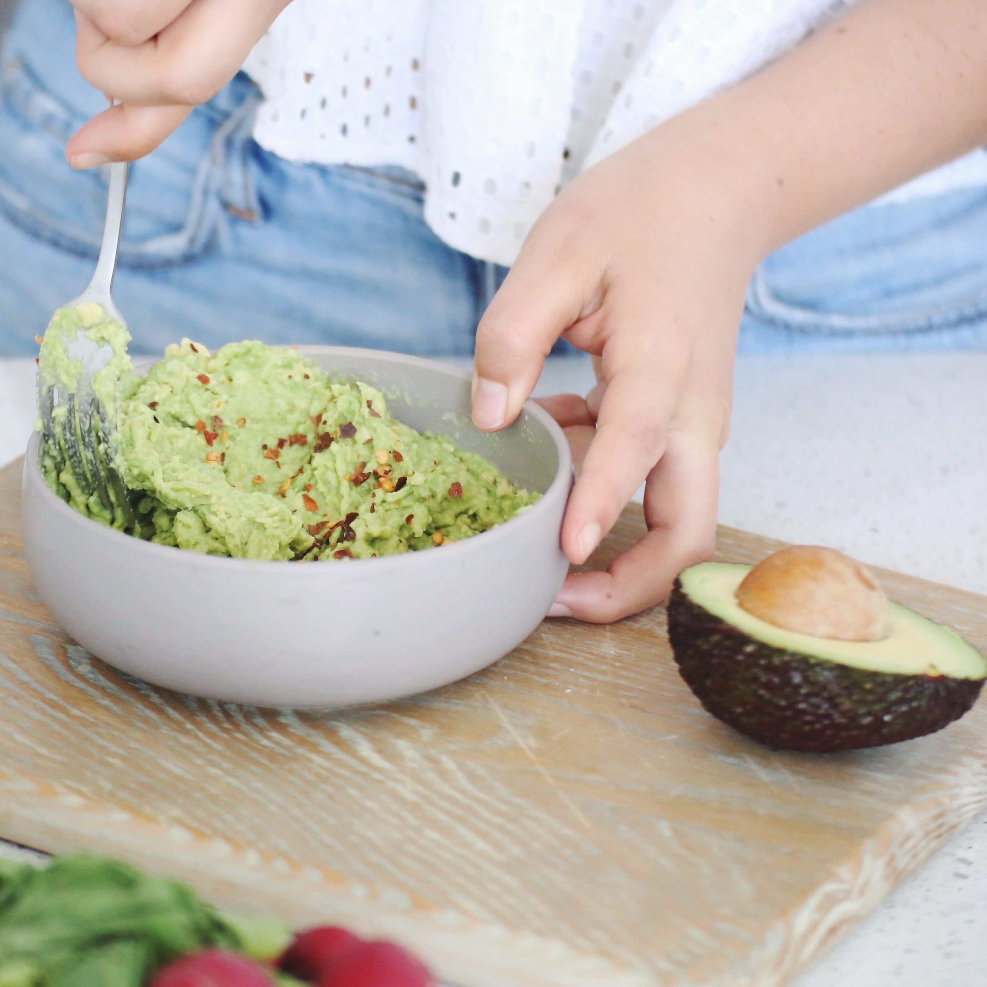 Healthy Guacamole – My Go-To Snack